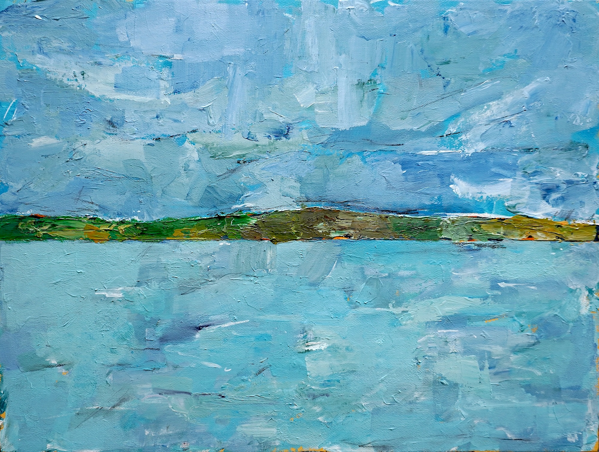 Image of "Boundary Bay #3" painting by Stephen Dancey.