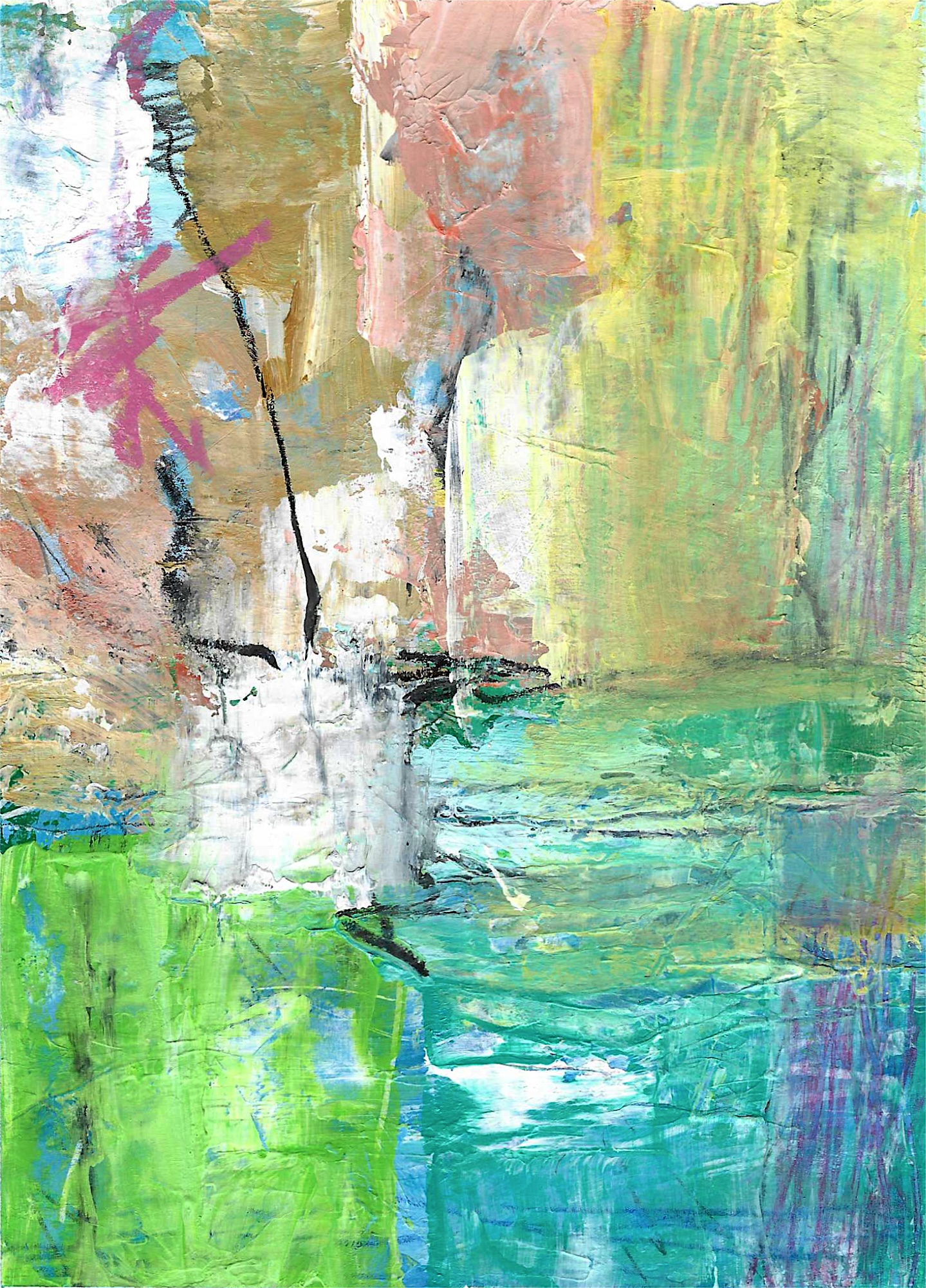 "Good Decisions 3" painting by Stephen Dancey. Unauthorized use, reproduction, distribution, or modification of any content without prior written permission from the artist is strictly prohibited.