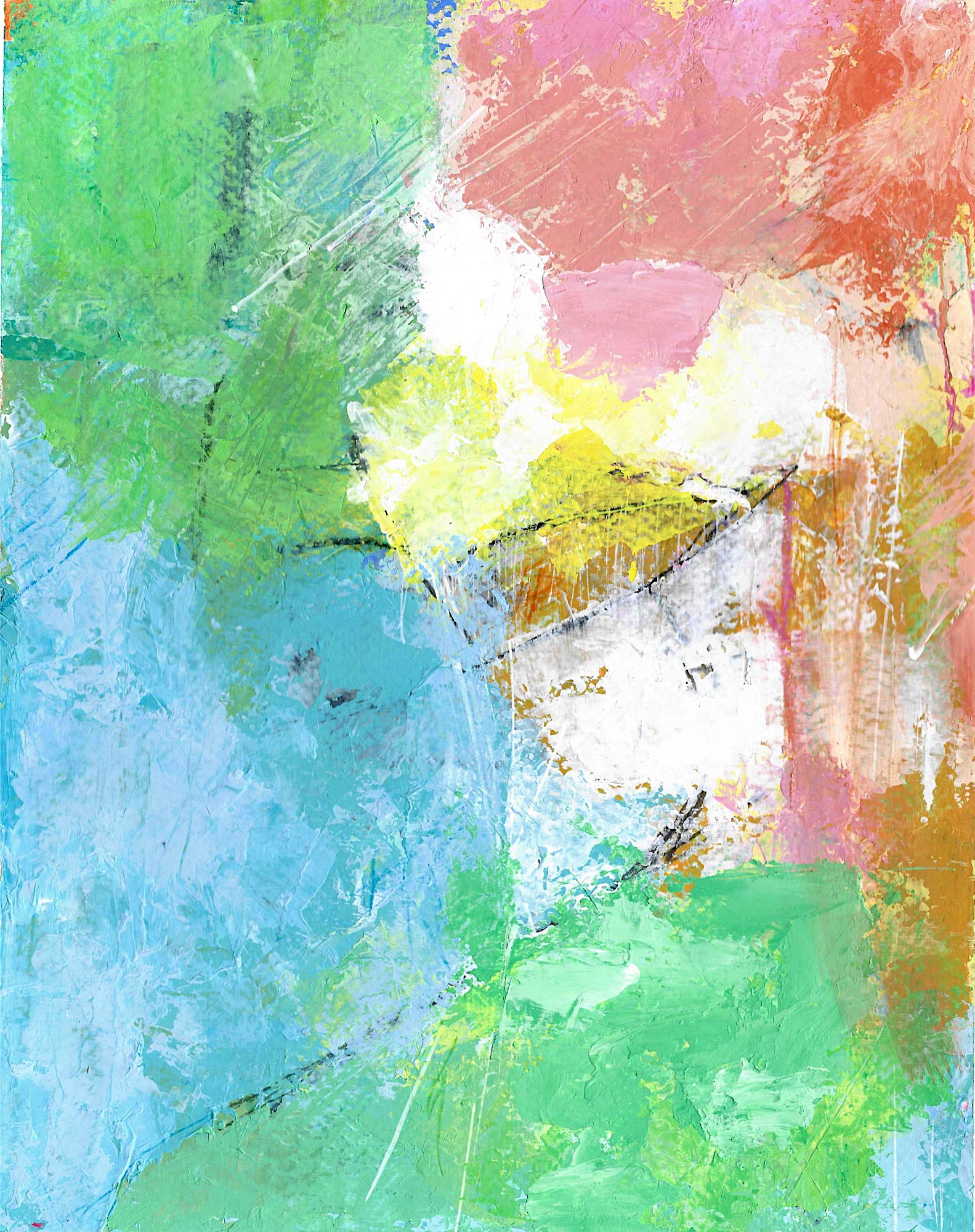 "Good Decisions 7" painting by Stephen Dancey. Unauthorized use, reproduction, distribution, or modification without prior written permission from the artist is strictly prohibited.